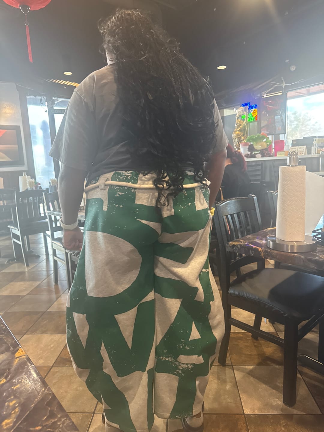 Customer photo review of Aelfric Eden Graffiti Super Baggy Barrel Sweatpants