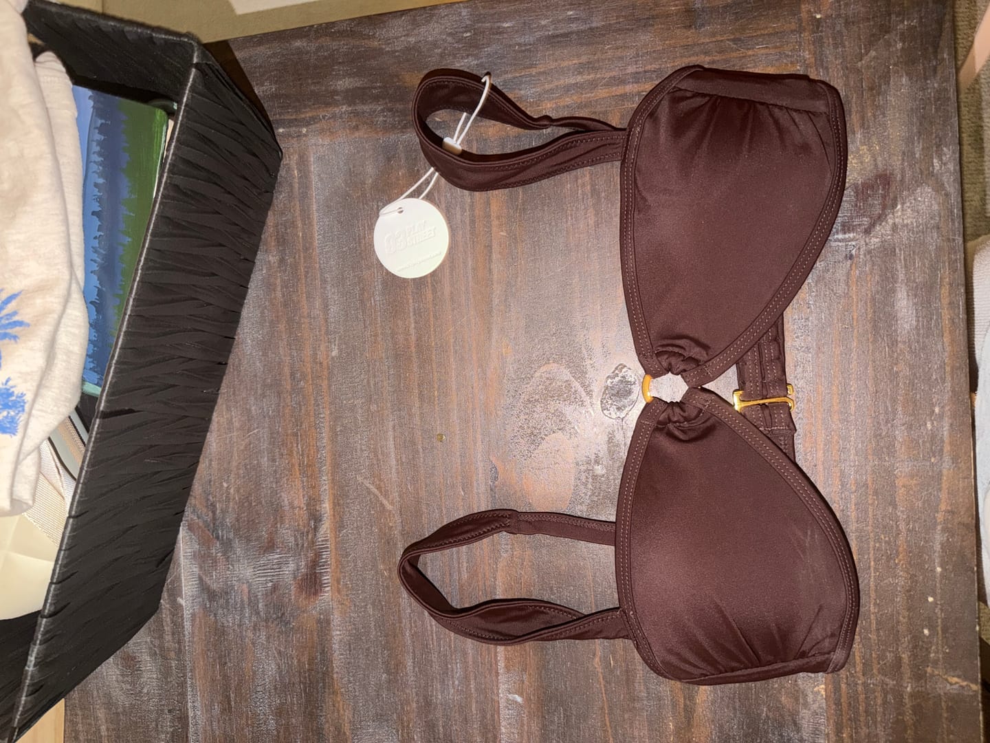 Customer photo review of BRIDGET Cacao Princess Bikini Top