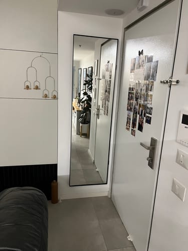 Customer photo review of Profile-mirror-door
