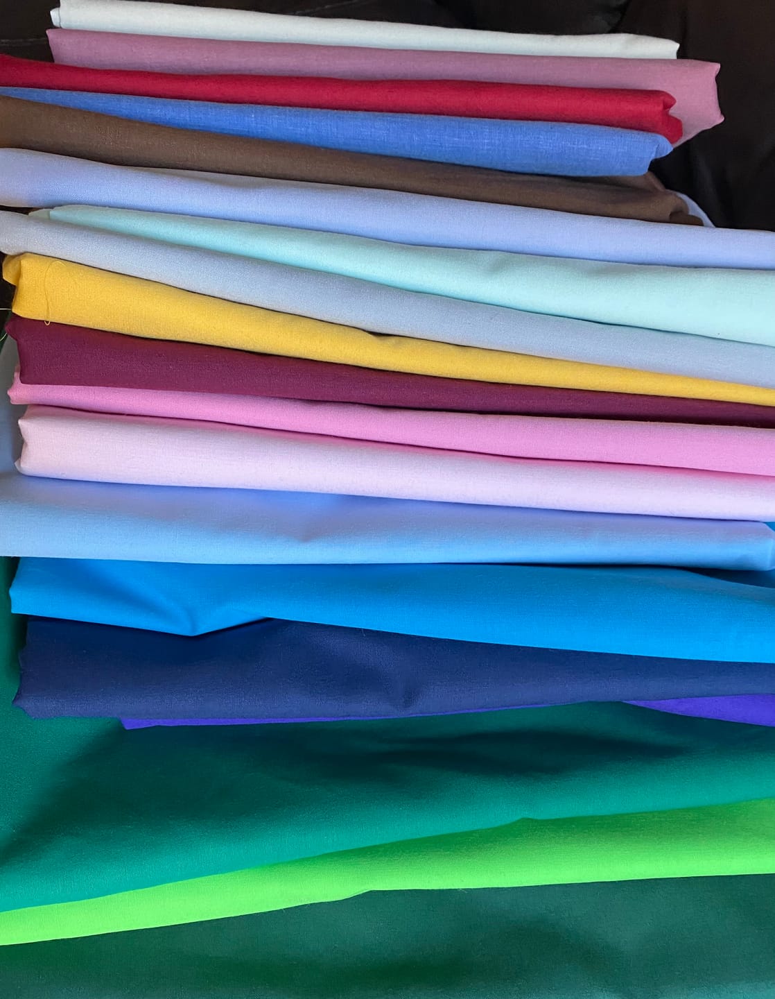 Customer photo review of Plain Polycotton Fabric