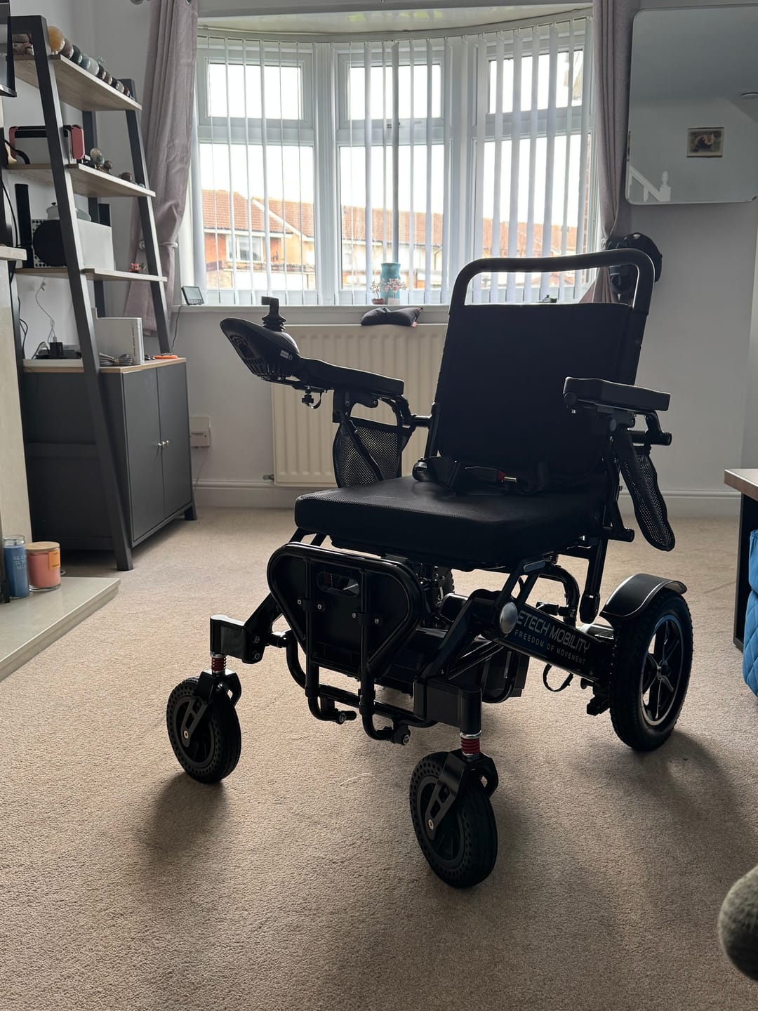 Customer photo review of Folding Lightweight Powerchair | Wide-Seat Freedom Pro ST