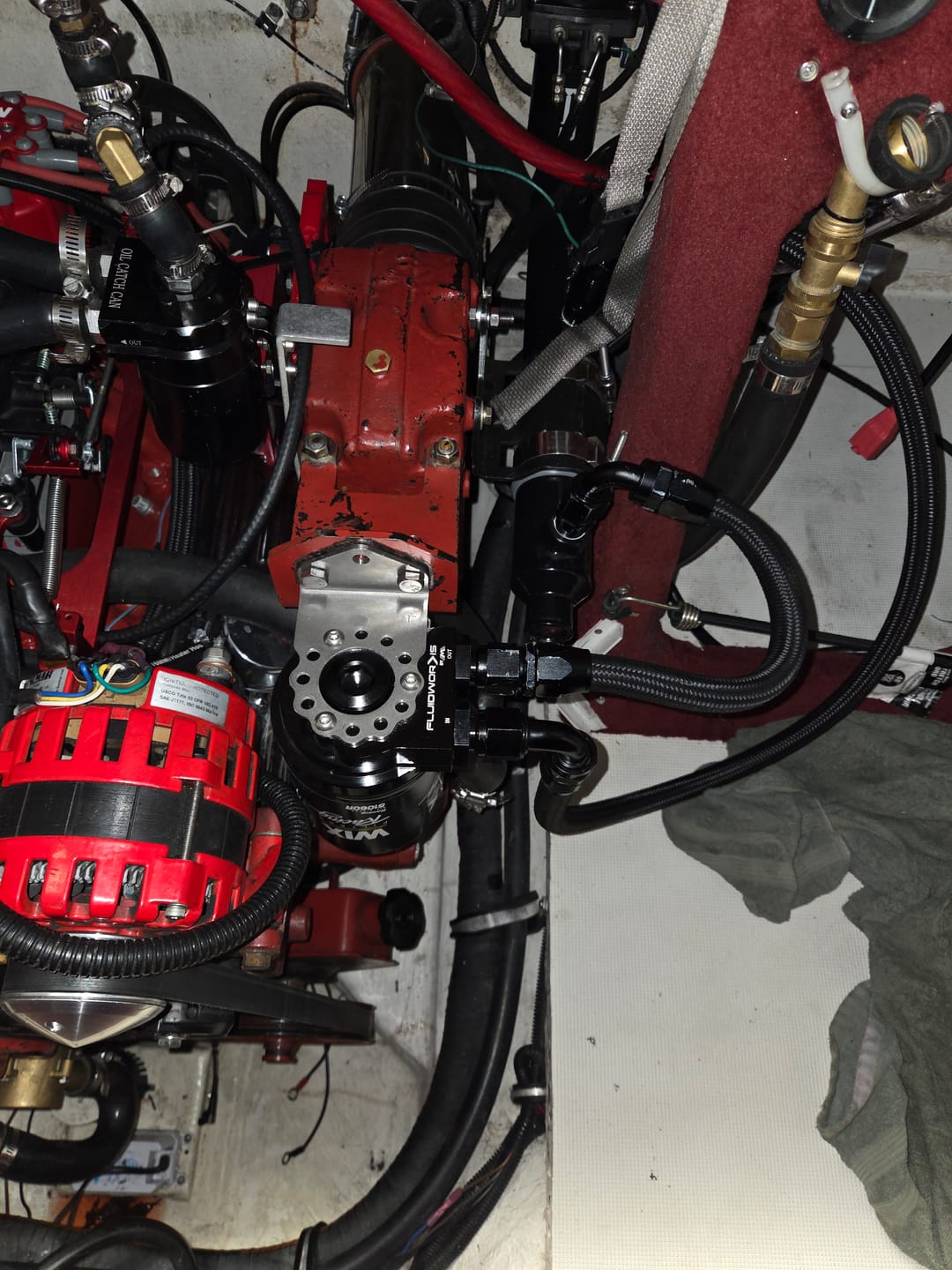 Customer photo review of Fluidworks Remote Oil Filter - Front Load Style