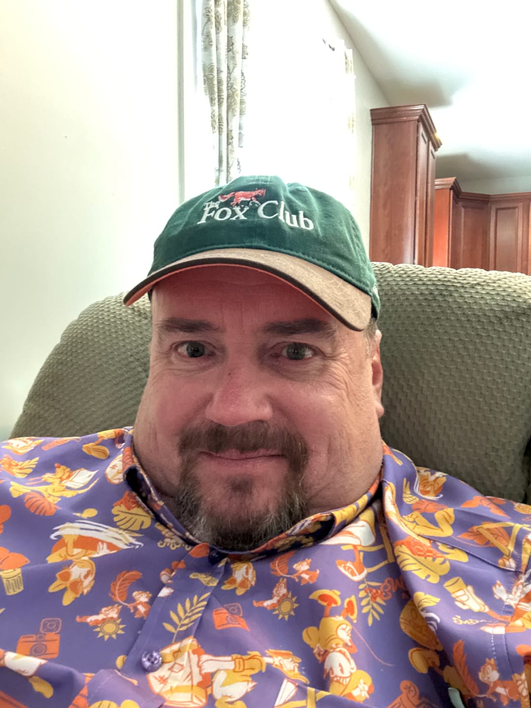 Customer photo review of The Fox Club – 5-Panel Curved Brim Hat