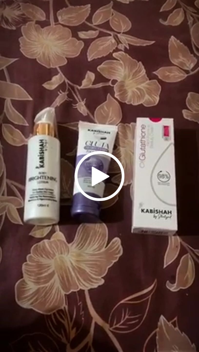 Customer video review of Glutathione Whitening Bundle