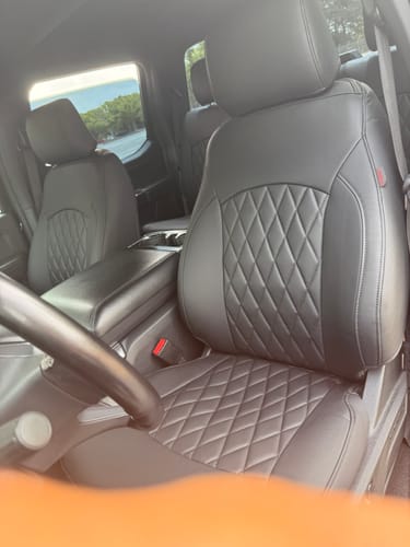 Customer photo review of Premium Custom-Fit Seat Covers