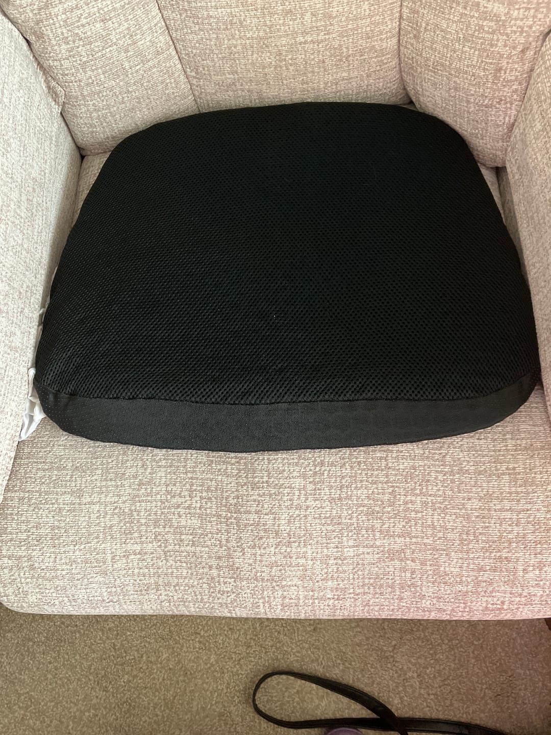 Customer photo review of The Zero Lumbar Cushion