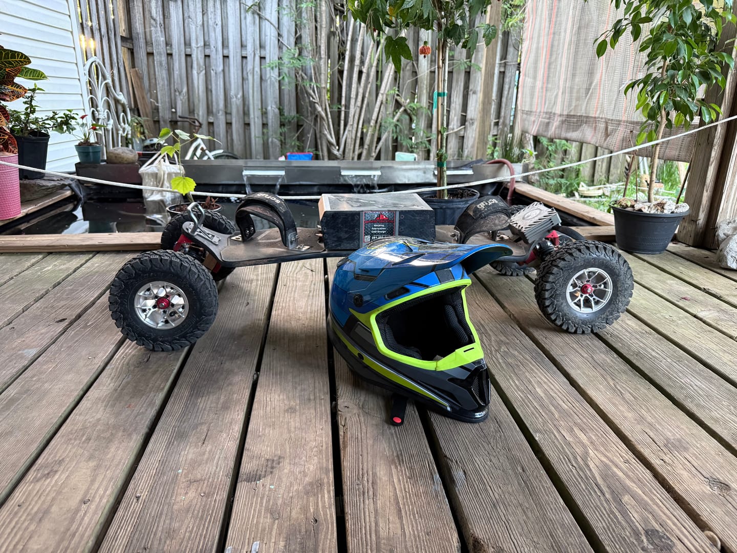 Customer photo review of Acedeck® TRX Off-Road 215*65mm/8.5inch Wheel Tire