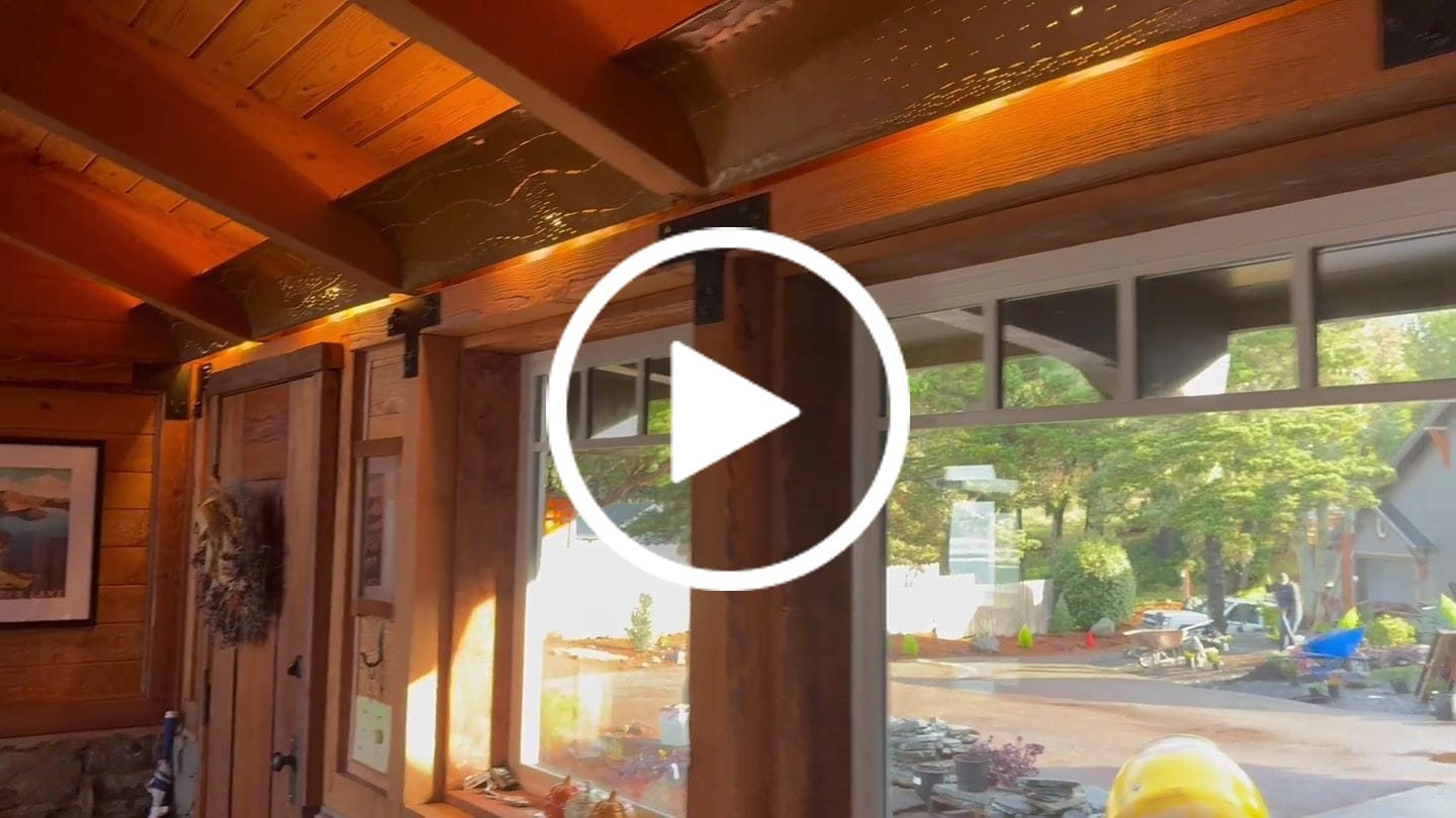 Customer video review of T Bracket - Industrial Style - 4 Inch Lumber