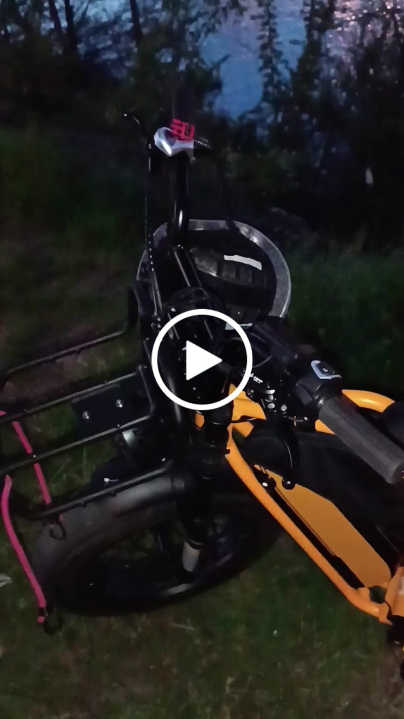 Customer video review of Gifts Pack（Includs – Foot Peg, Fender & Chainguard!）