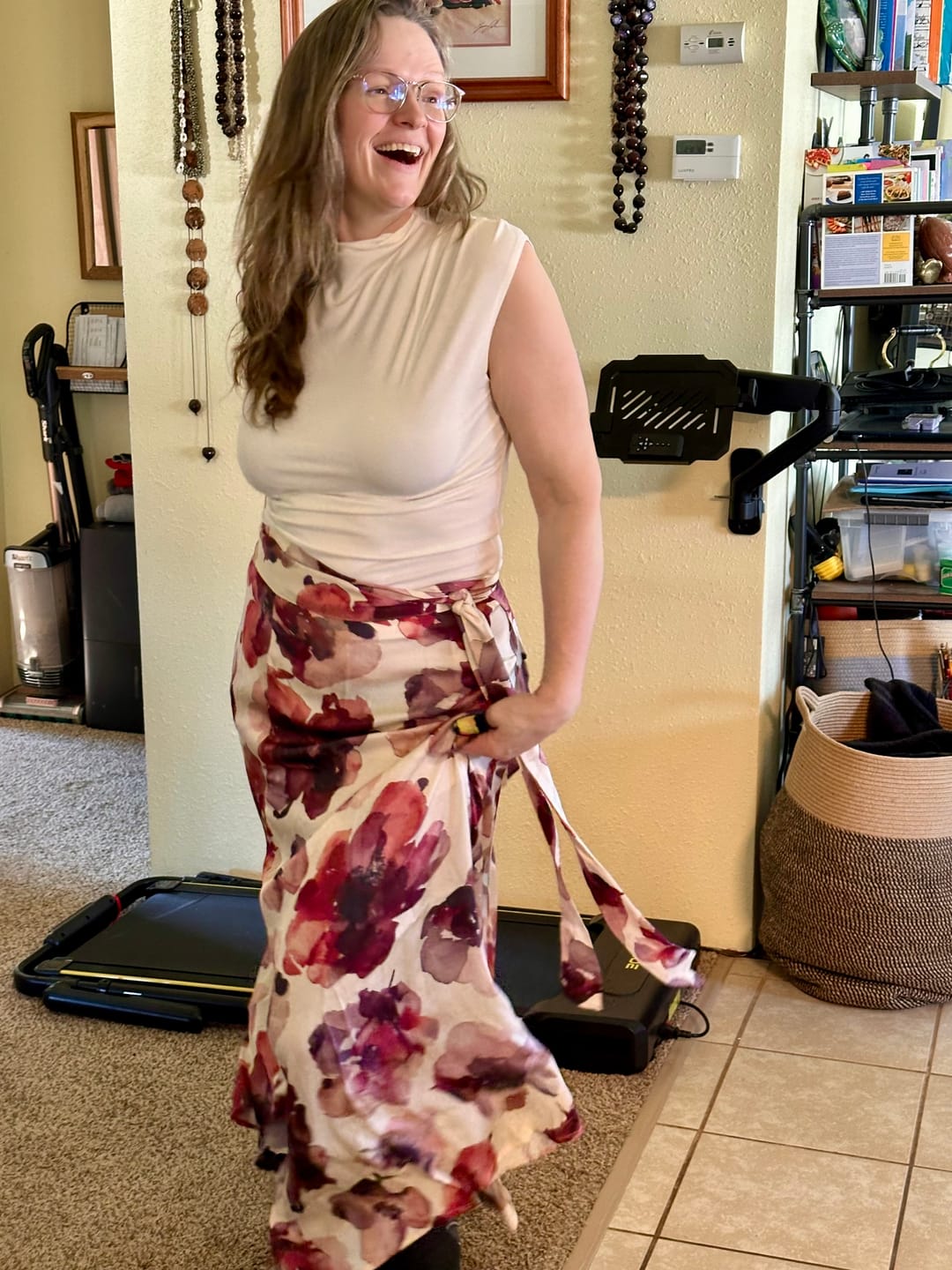 Customer photo review of Show Skirt - Ruby Bloom