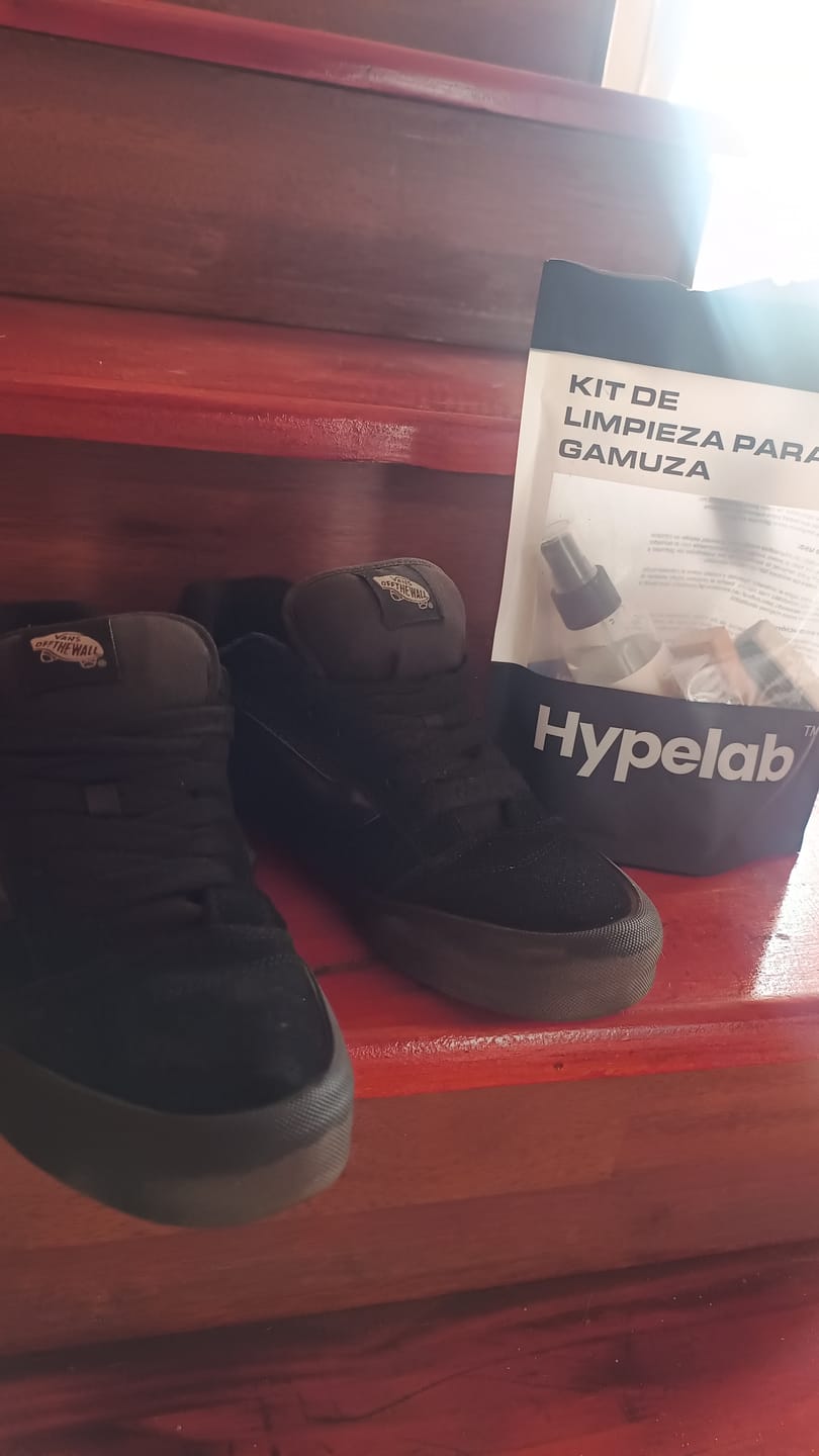 Customer photo review of Kit de limpieza para zapatillas de Gamuza