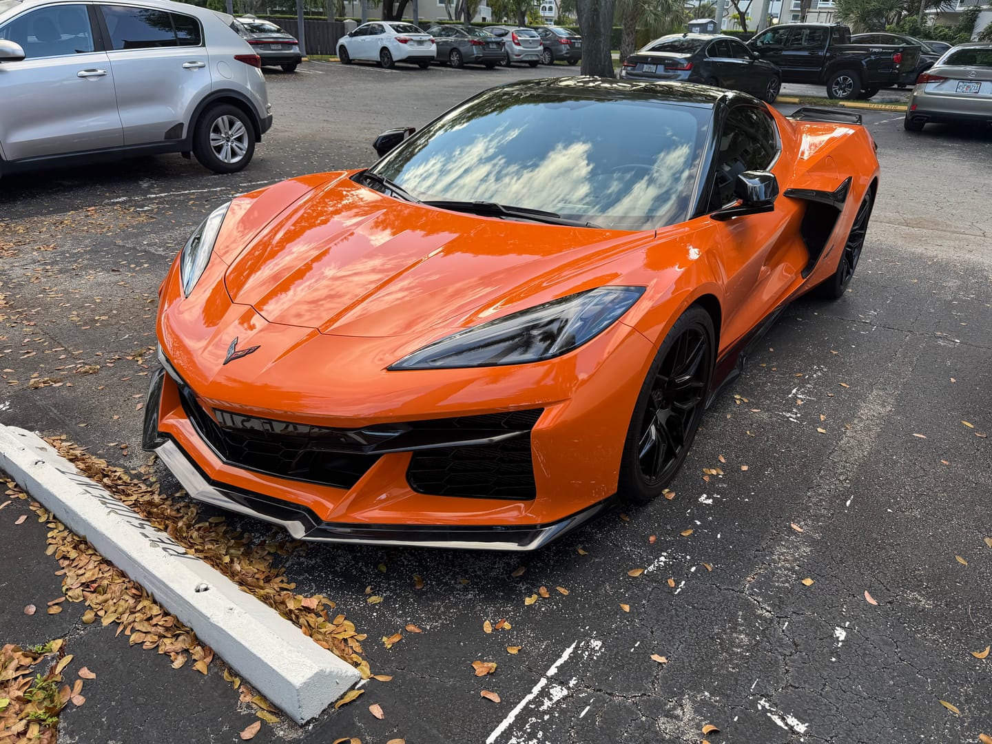 Customer photo review of Corvette C8 Z06 / E-Ray DRY CARBON FIBER Front Splitter [Z07 Package]