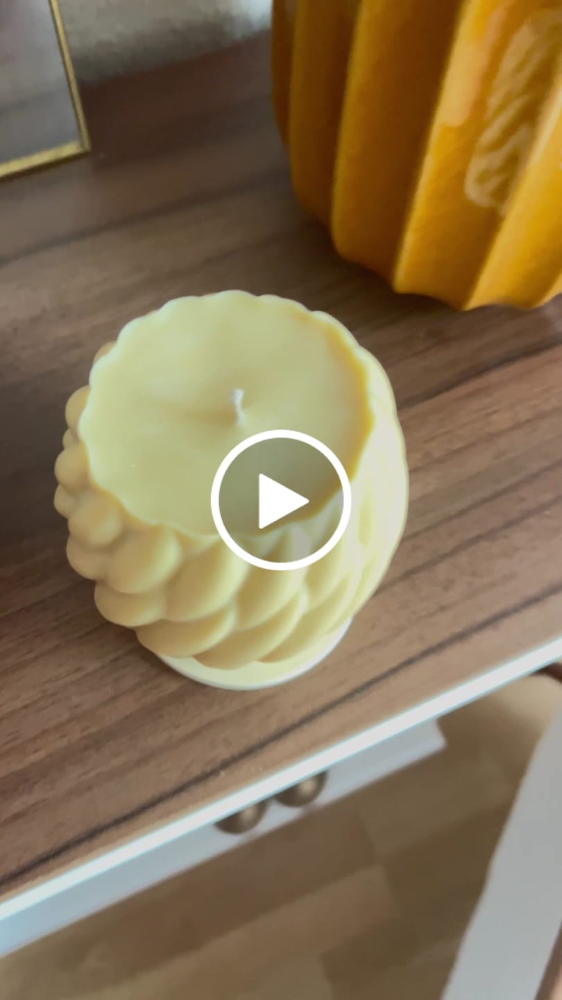 Customer video review of Colorante líquido para velas MARFIL