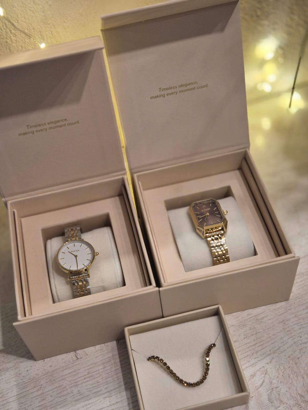 Customer photo review of Ruby Petite Gold Silver