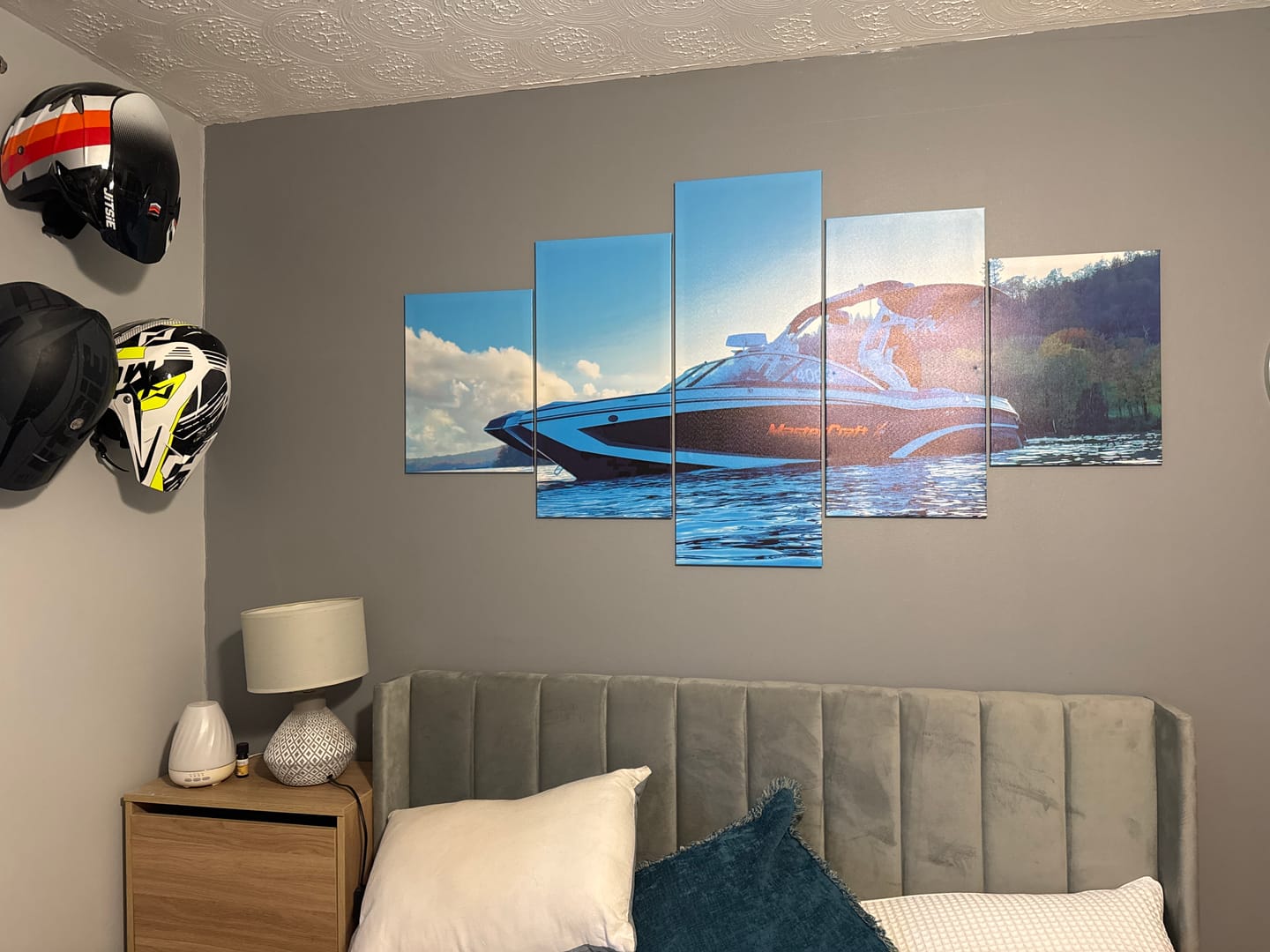 Customer photo review of Custom 5 Panel Canvas Print Wall Art - Do It Yourself (DIY) Or Let Us Do It For You (LUDIFY)!