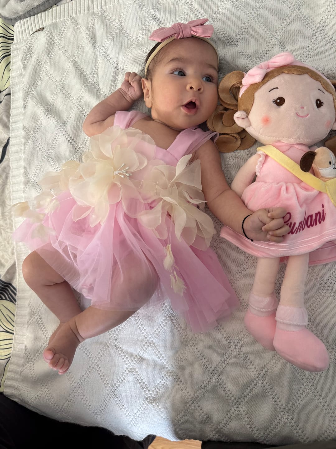 Customer photo review of Personalized Milly Girl & Her Pet