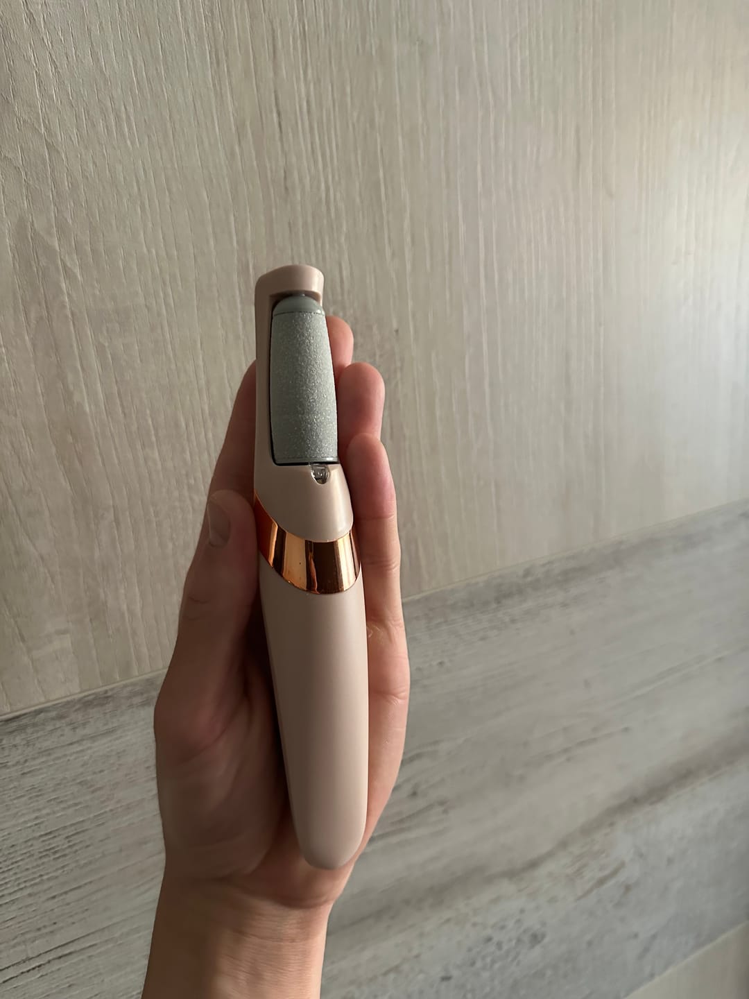 Customer photo review of Lima de pies eléctrica
