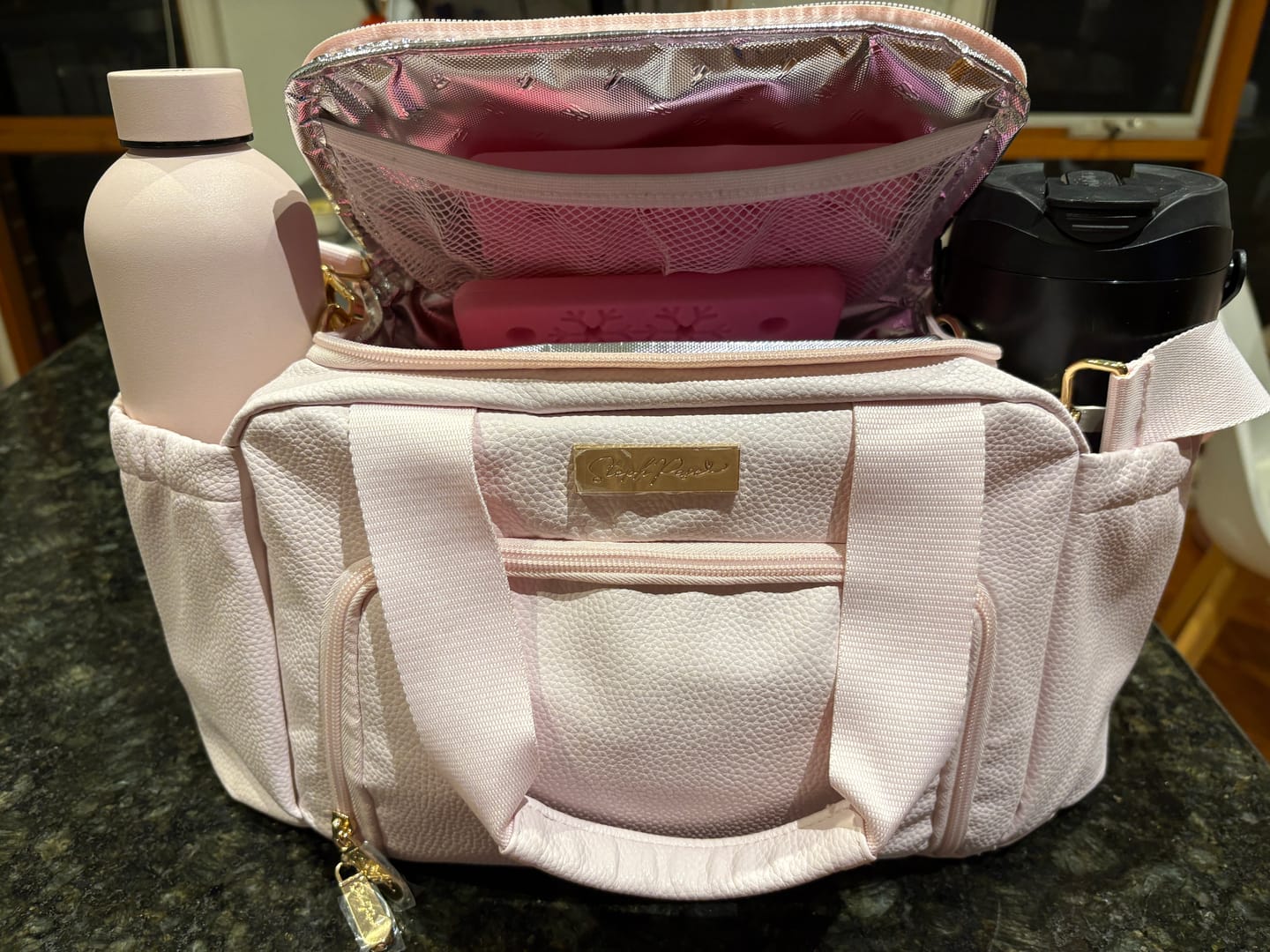 Customer photo review of Luxe Insulated Lunch Bag - Blush