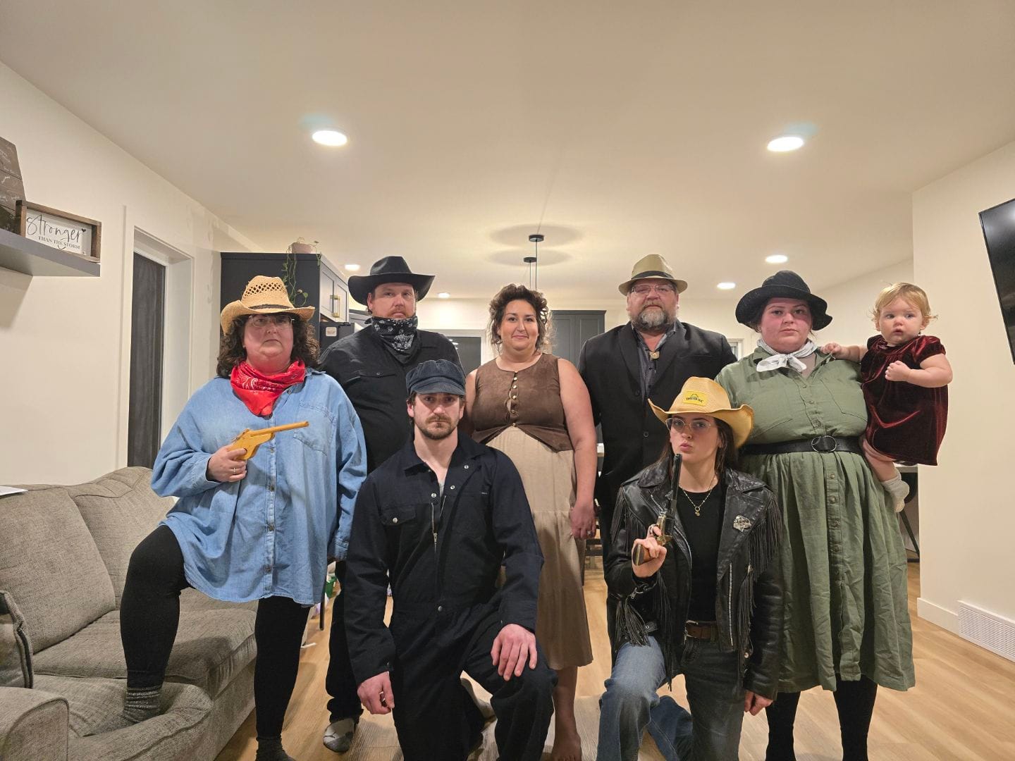 Customer photo review of Wild West Cowboy Murder Mystery Host Your Own Game Kit