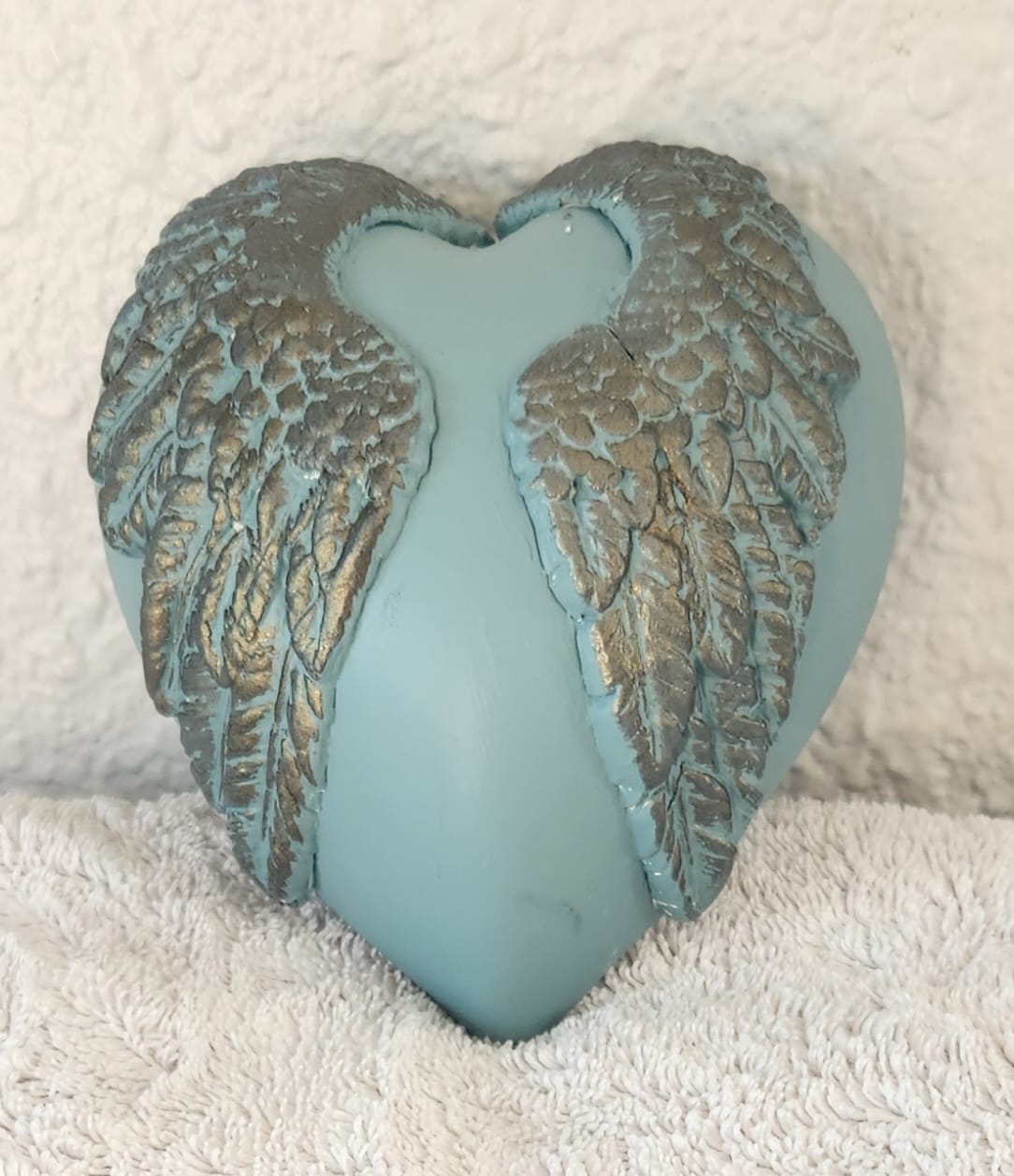 Customer photo review of Hanging Heart Medium - Ready to Paint Bisque 8, 64 Pack