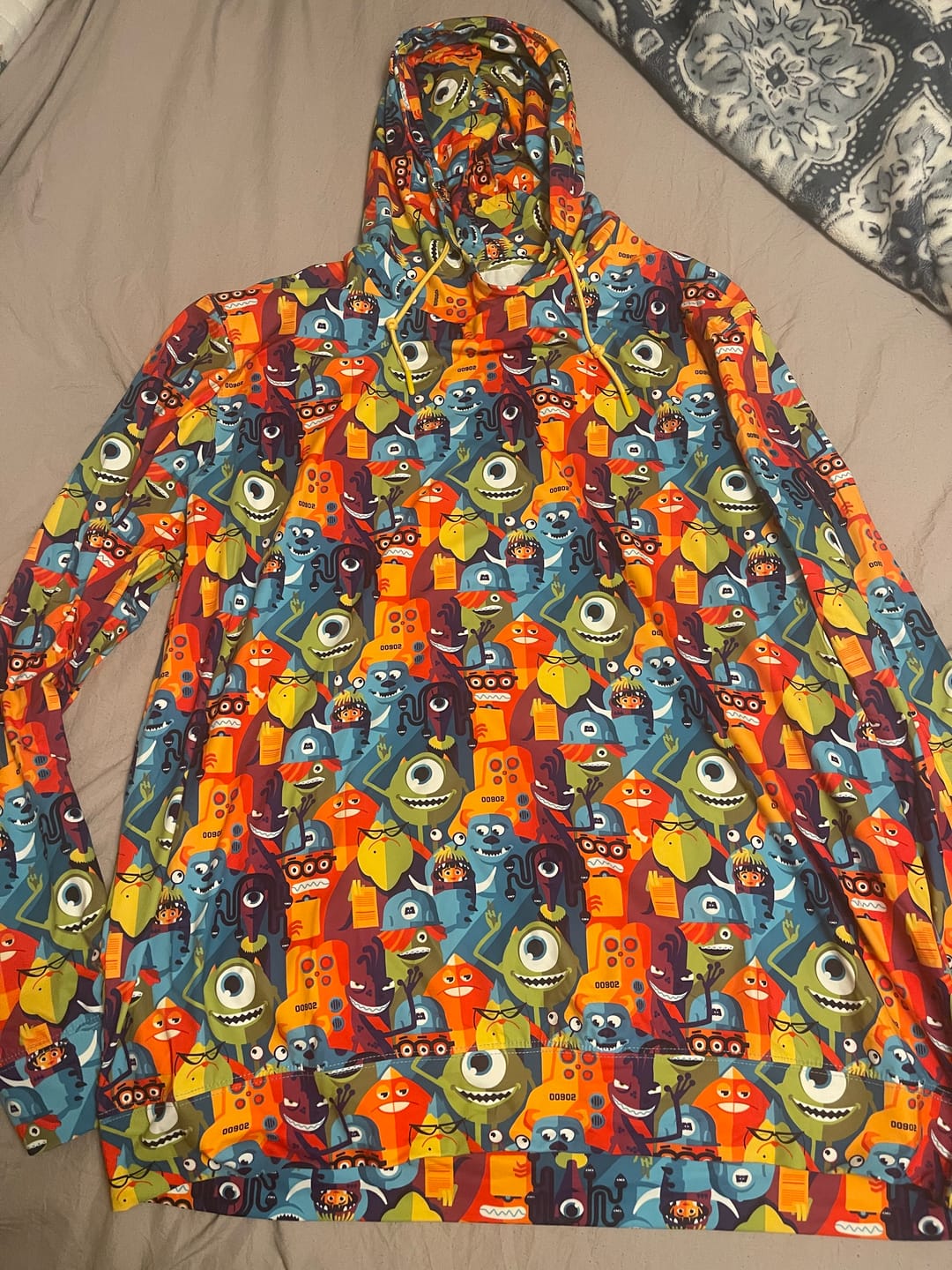 Customer photo review of Disney and Pixar Monsters, Inc. "The Scare Floor" – Performance Hoodie