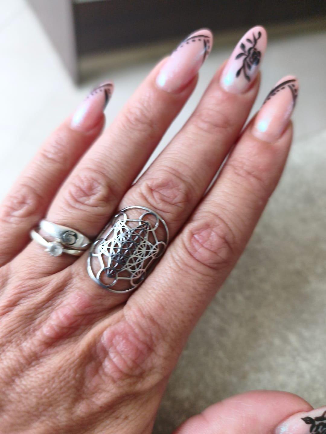 Customer photo review of Bague Ajustable Métatron