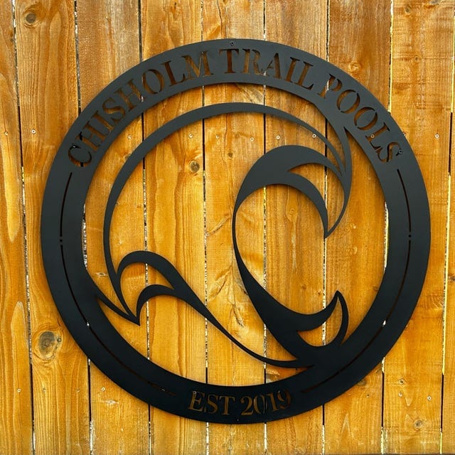 Customer photo review of Custom Metal Signs