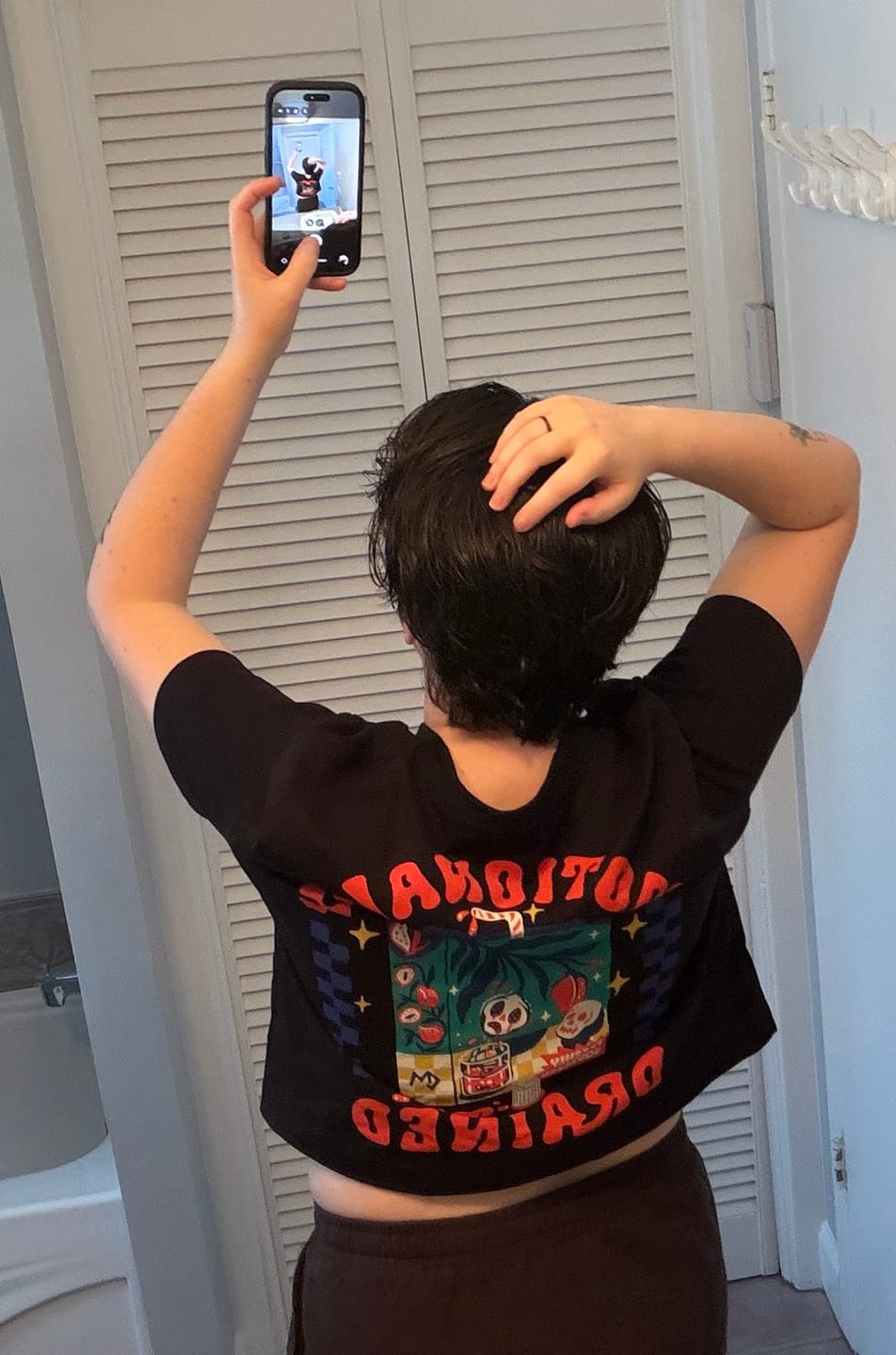 Customer photo review of Emotionally Drained T-Shirt