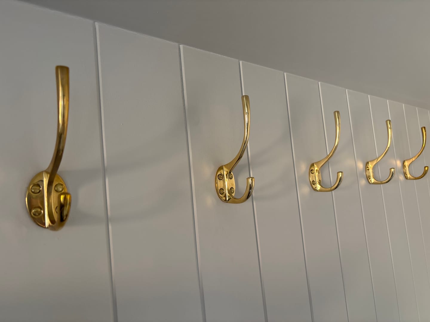 Customer photo review of Classic Solid Brass Hat & Coat Hook | Various Finishes