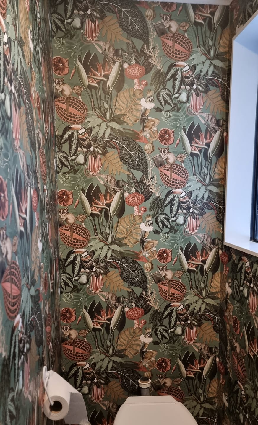 Customer photo review of Reverie Wonderland Wallpaper - Sage