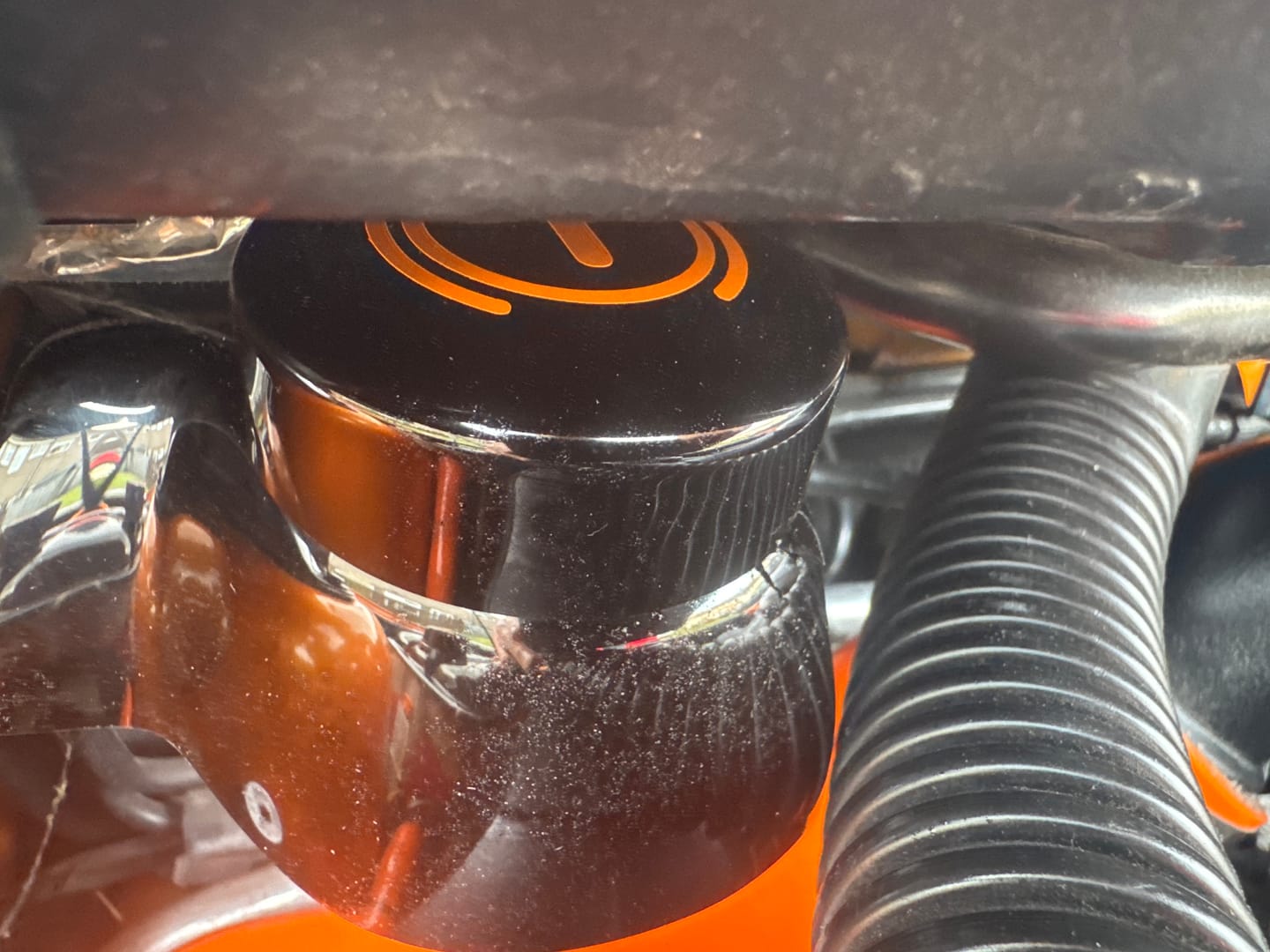 Customer photo review of Proform Brake Fluid Reservoir Cap Cover - Mk2/2.5 Focus (Plastic Finishes)