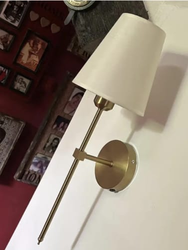 Customer photo review of The Amber Glow — Timeless Gold Wall Lighting