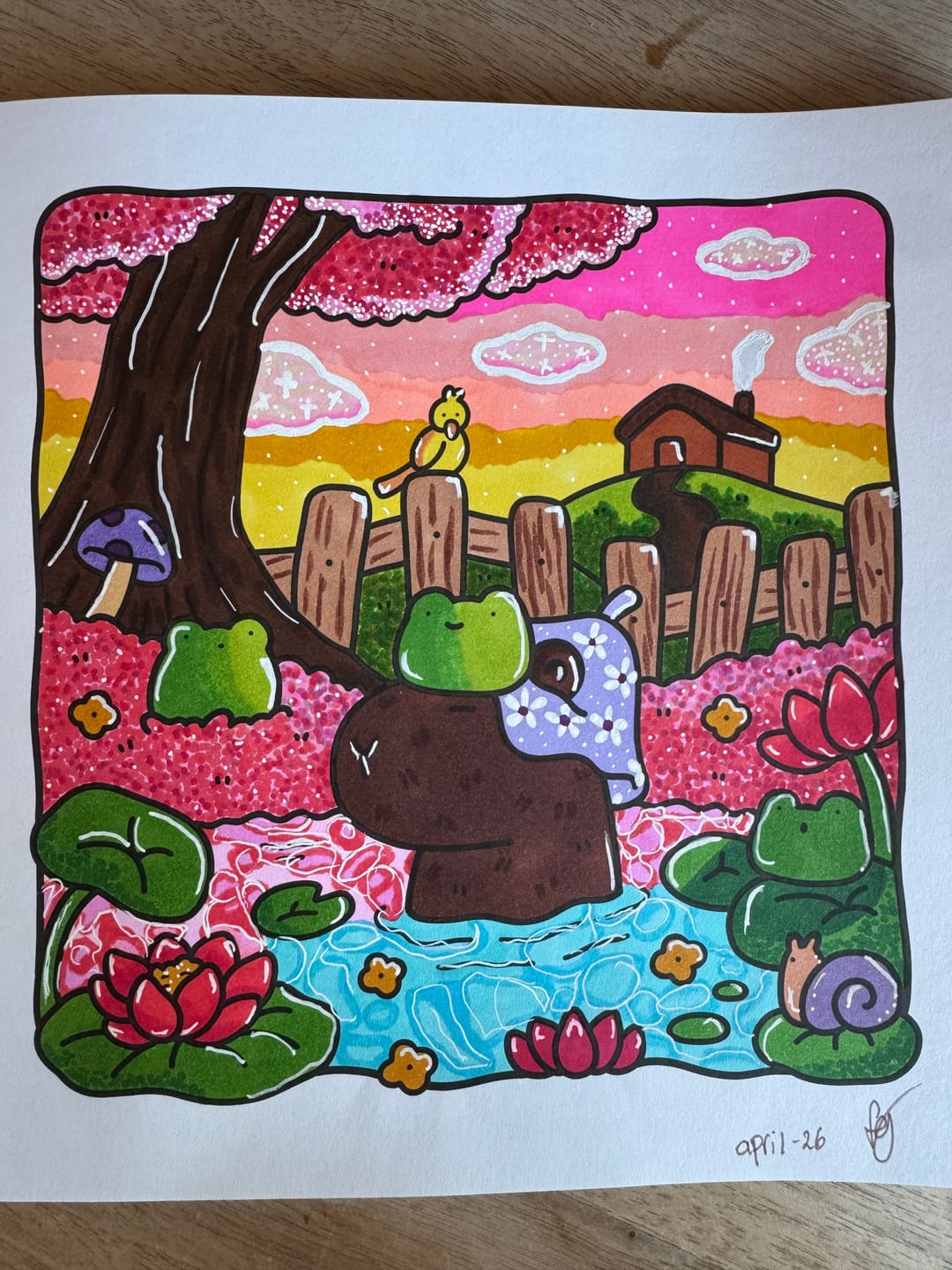 Customer photo review of Ohuhu Oahu 200 Colors Dual Tips Alcohol Art Markers, Fine & Chisel