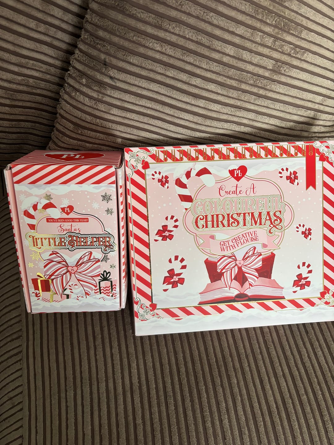 Customer photo review of P.Louise Baby Its Cold Outside And Santas Little Helper Sippy Cups