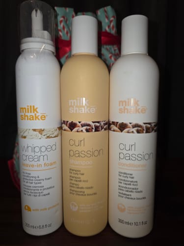 Customer photo review of Milk Shake Curl Passion Holiday Gift Set - Complete Curl Care Bundle