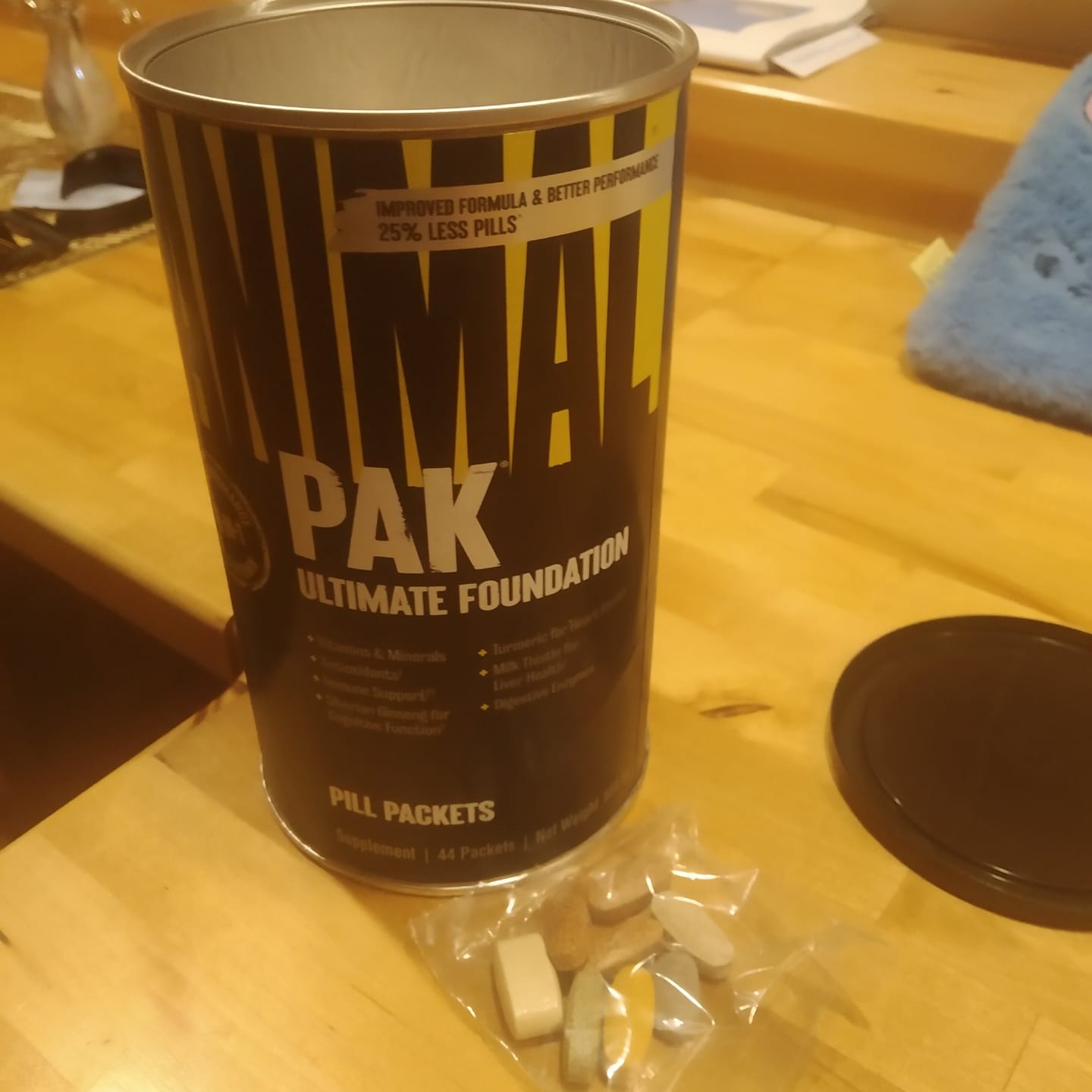 Customer photo review of Animal Pak (44 porcijas)