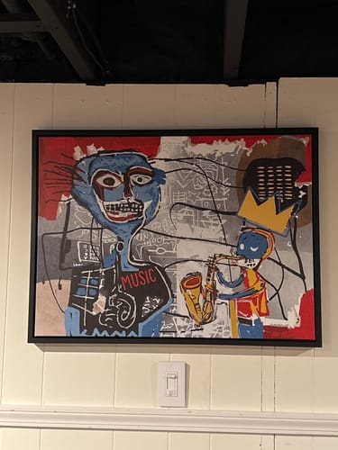 Customer photo review of Jazz Club - Basquiat Style