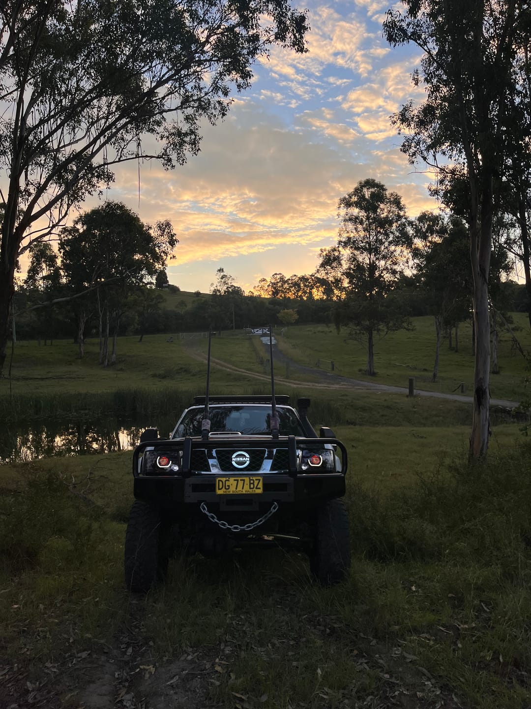 Customer photo review of Nissan Patrol Y61 S4 LED 'Angry Eye' Headlights