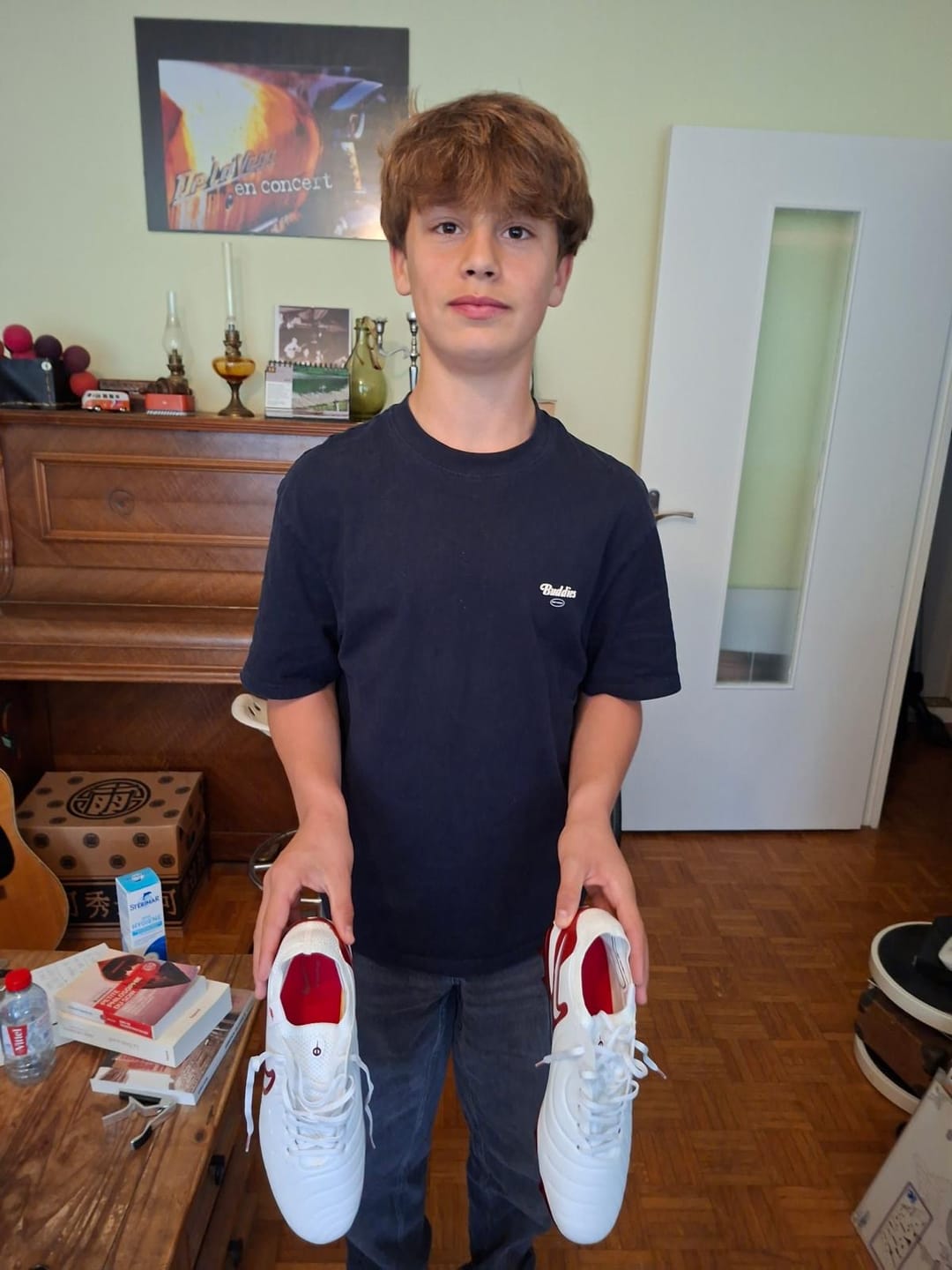 Customer photo review of TIEMPO LEGEND 10 ELITE FG CHROMATIC - BLANC/MULTICOLOR