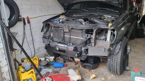 Customer photo review of The StreetSweeper - WJ Stubby Bumper