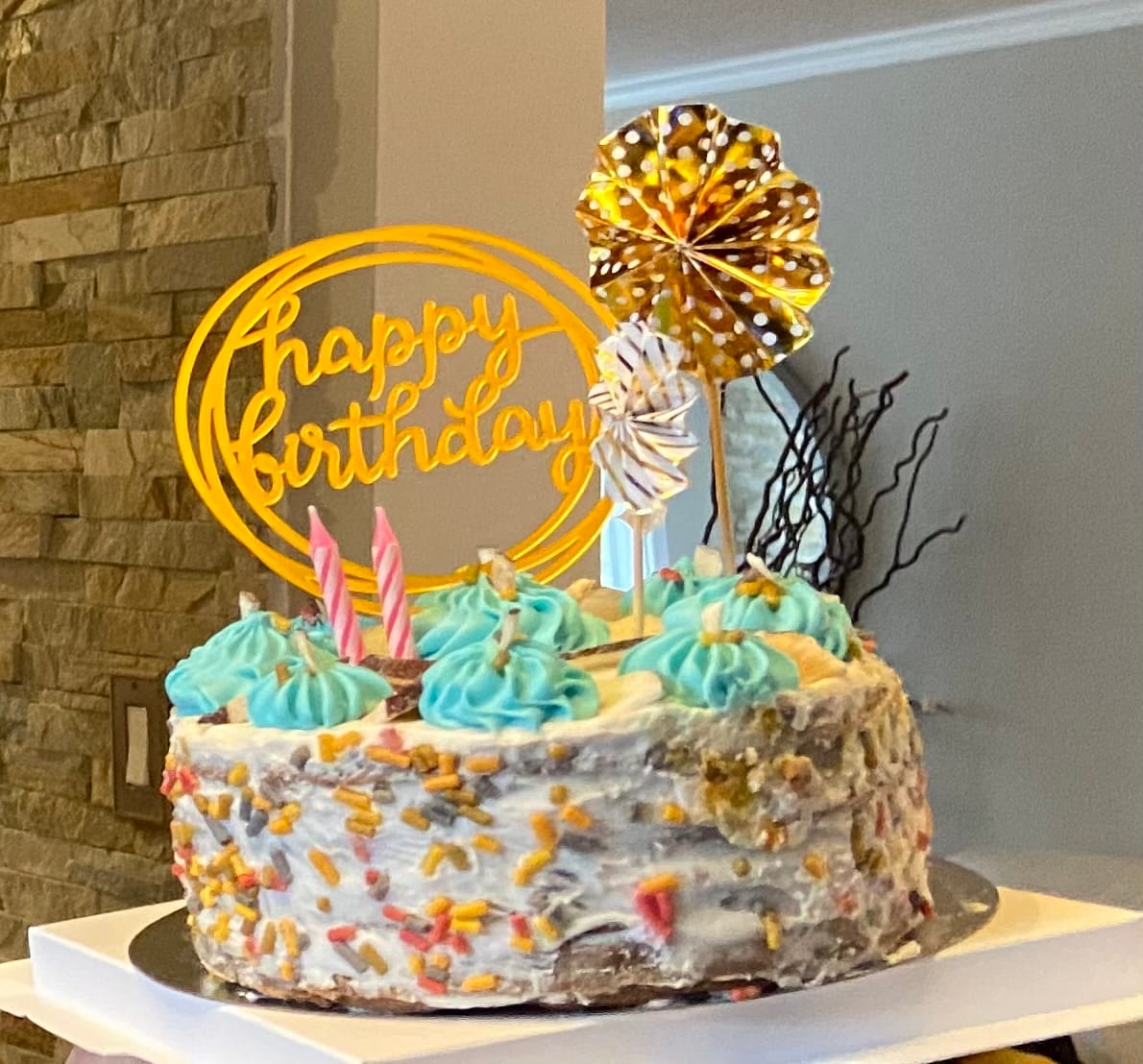 Customer photo review of Keto Cloud Coconut Chaffle Cake: Dairy-Free Nut-Free
