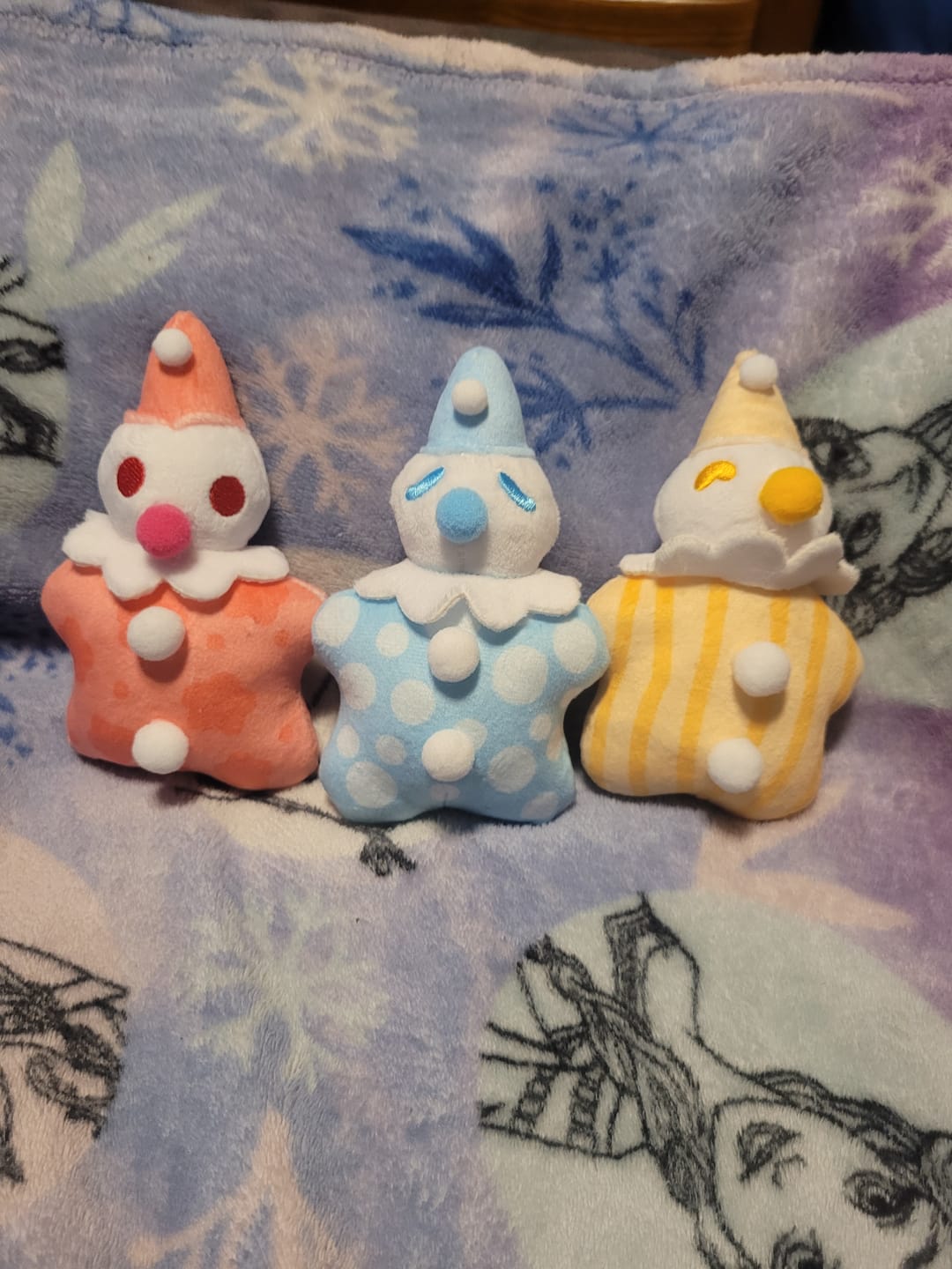Customer photo review of Cute Lil Clown Plushies!