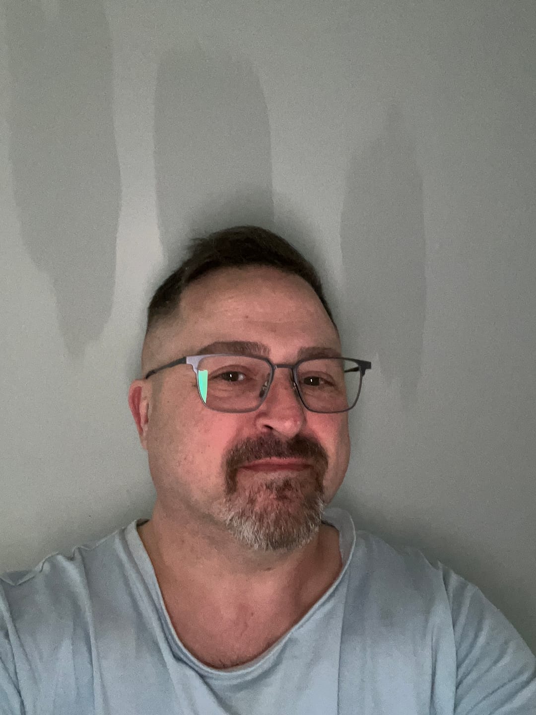 Customer photo review of Graham | Titanium Medium Magnetic Clip-on Eyeglasses Sunglasses | ZanyLen
