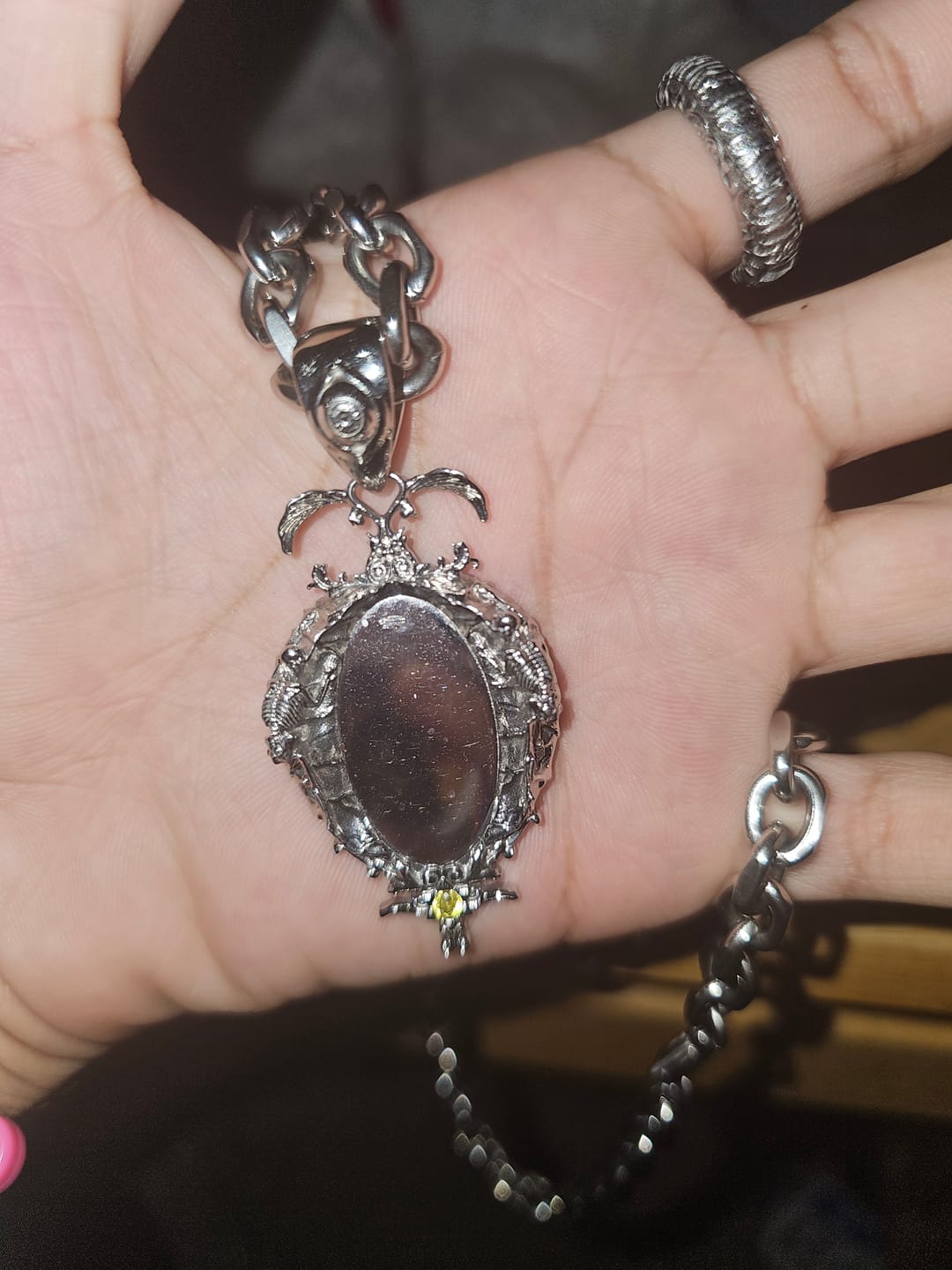 Customer photo review of MIRROR PENDANT
