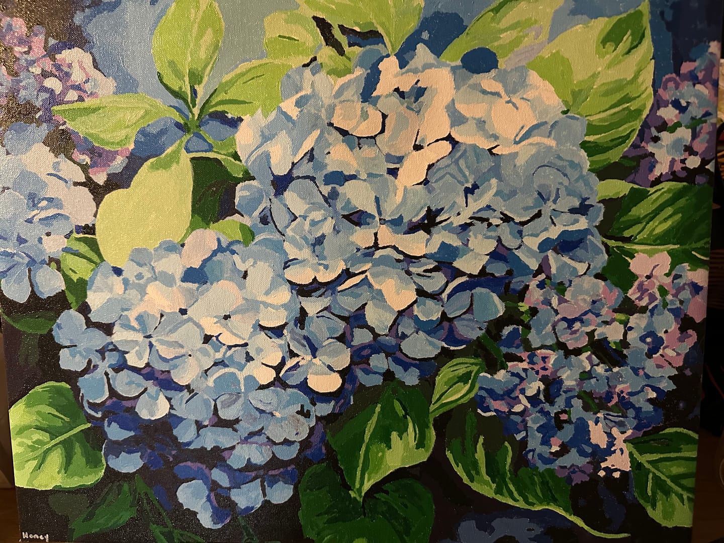 Customer photo review of Blue Hydrangea