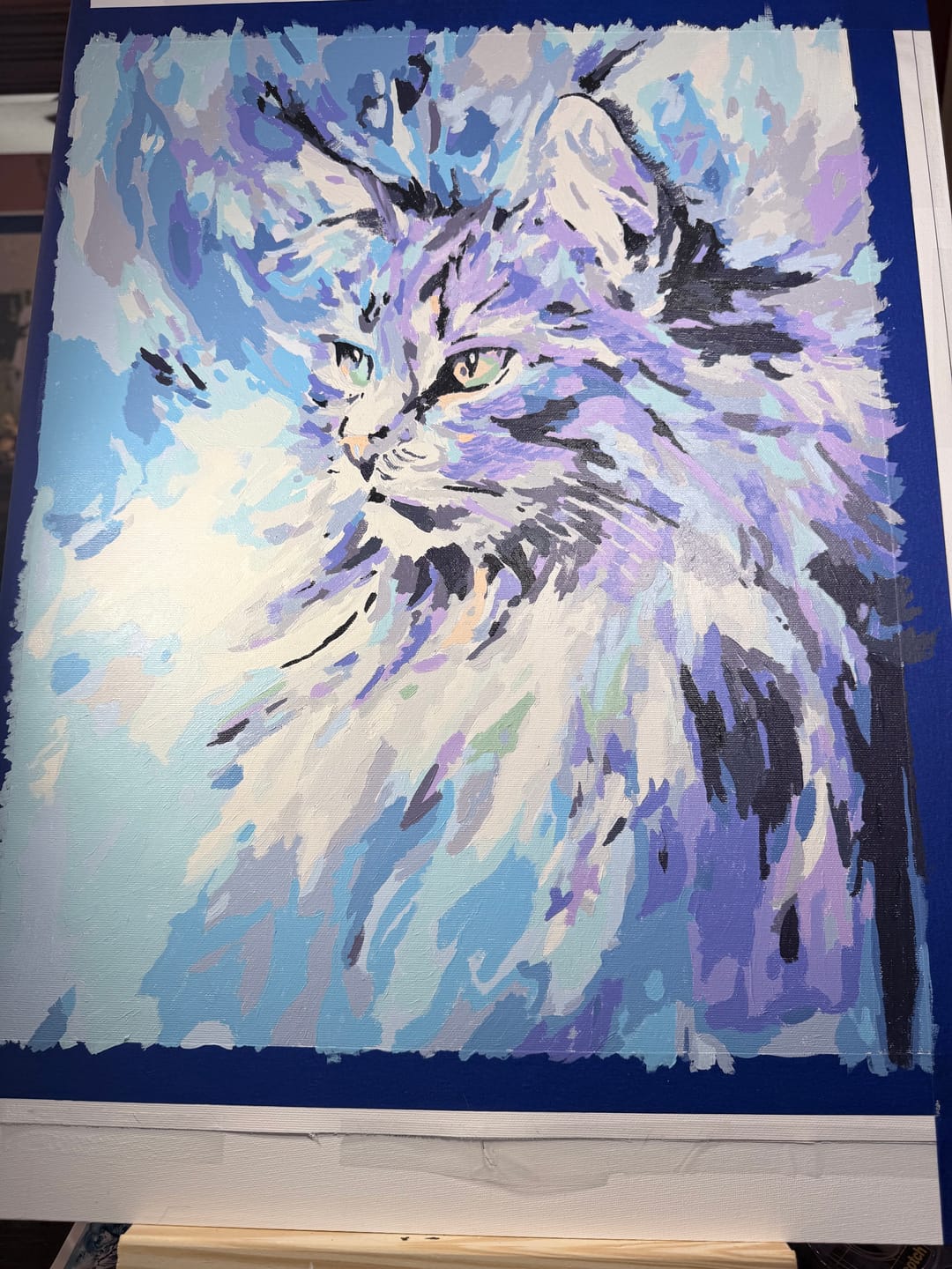 Customer photo review of Abstract Maine Coon