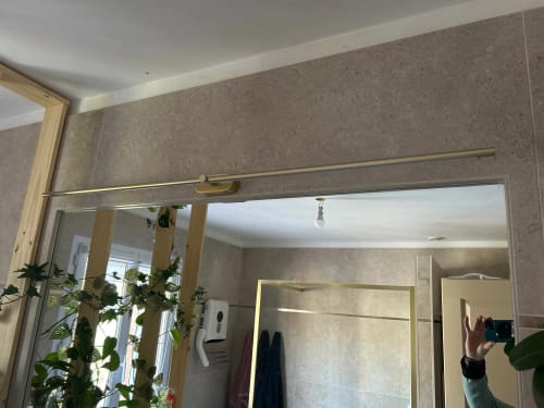 Customer photo review of The Minimalist Linear Lamp — Curated Light, No Compromise