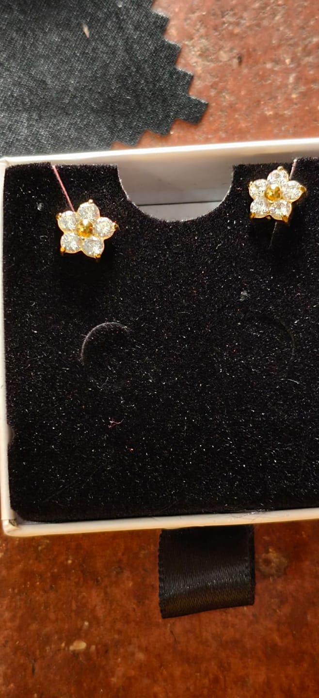 Customer photo review of Crystal Nova Studs