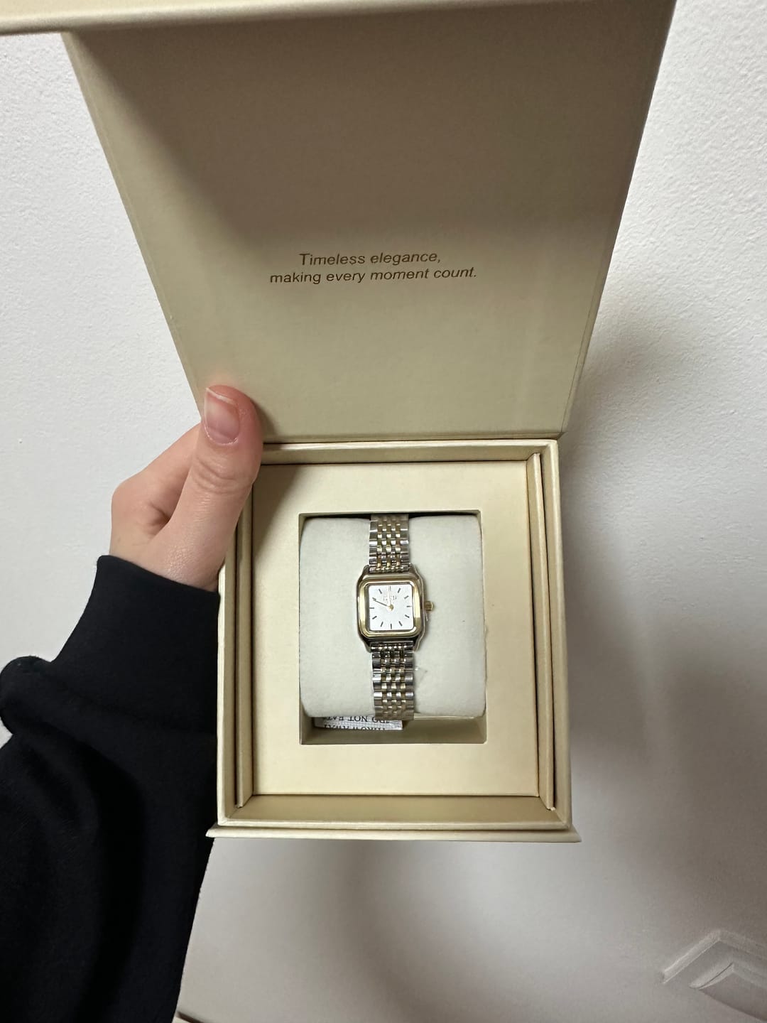 Customer photo review of Macy Petite Gold Silver