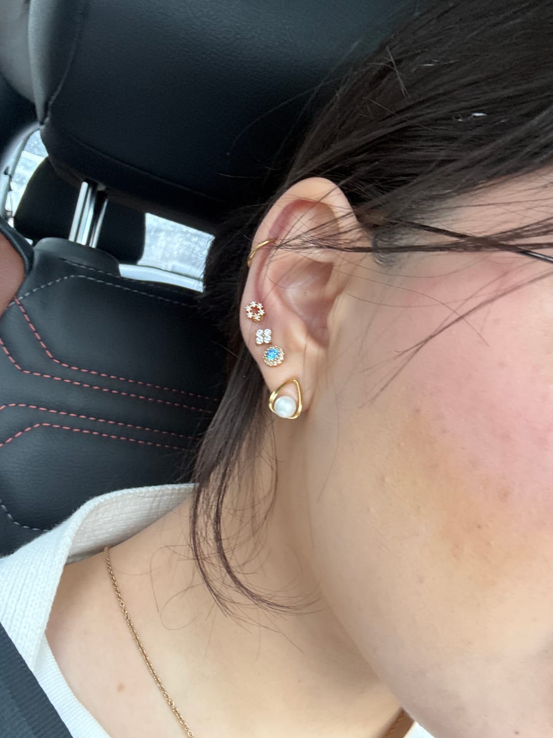 Customer photo review of Aretes Primera Perforacion Acero Inoxidable